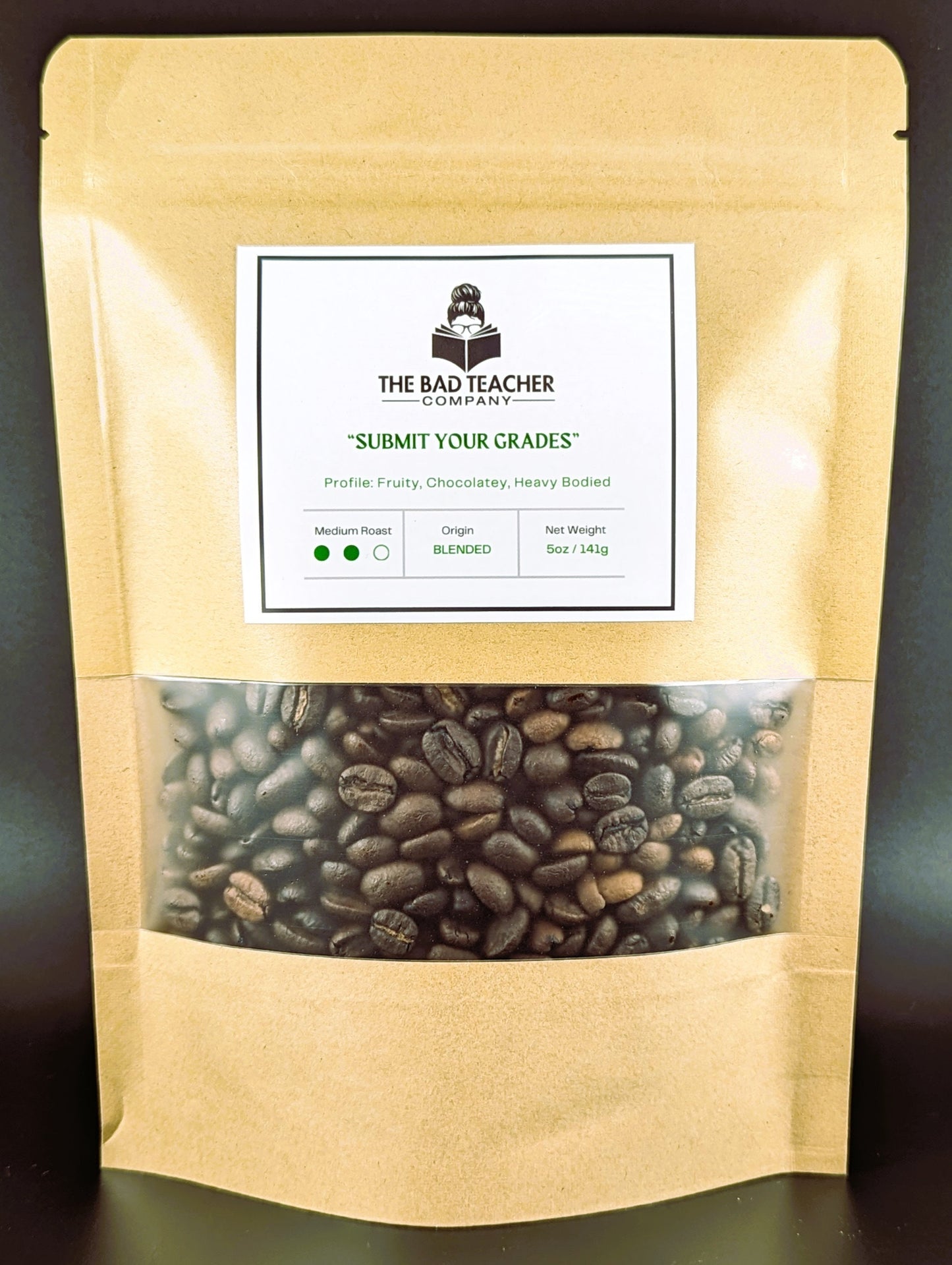 Submit Your Grades Coffee- Moka Java Medium Roast, Whole Bean Coffee