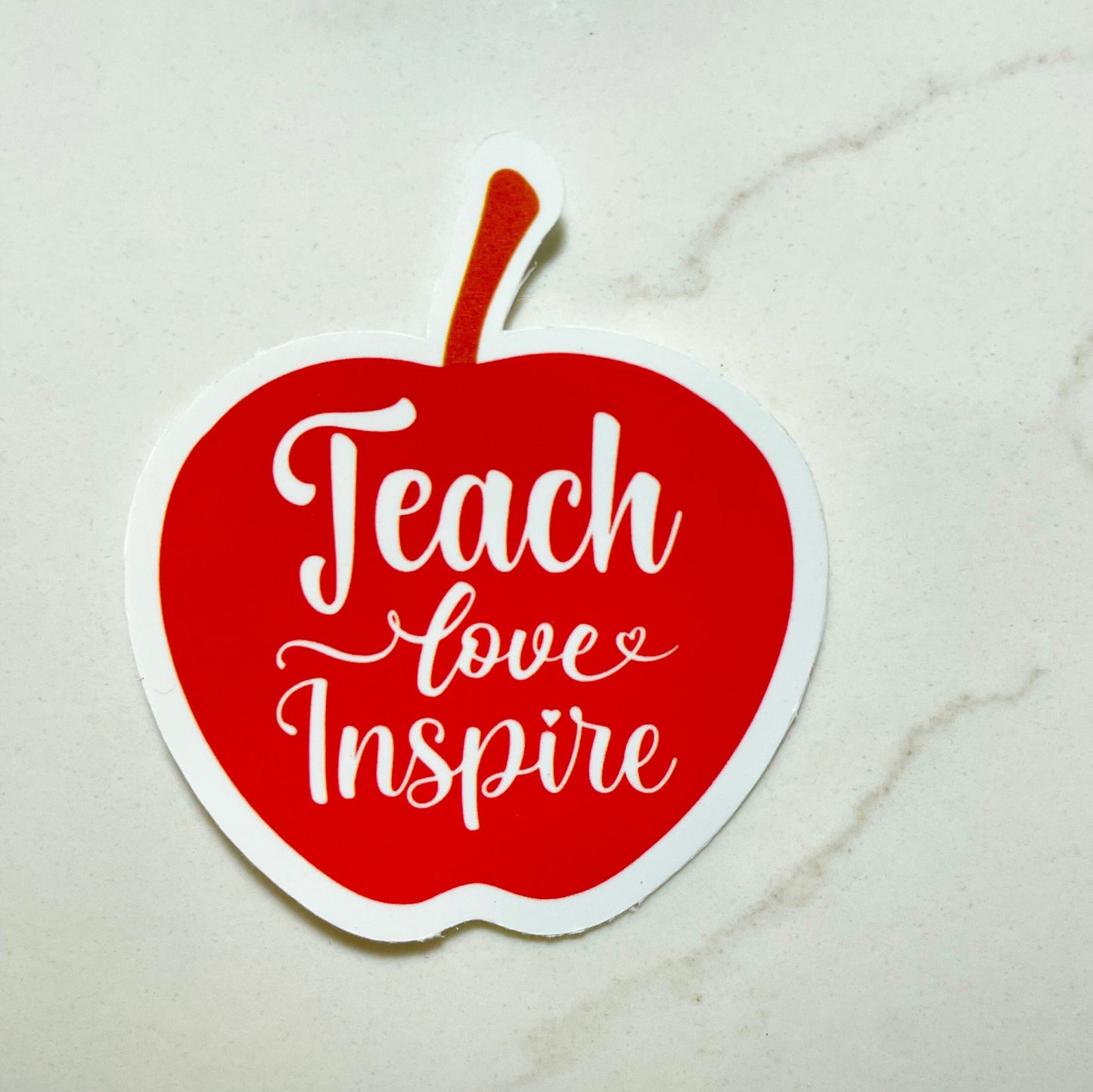 Teach Love Inspire Vinyl Sticker