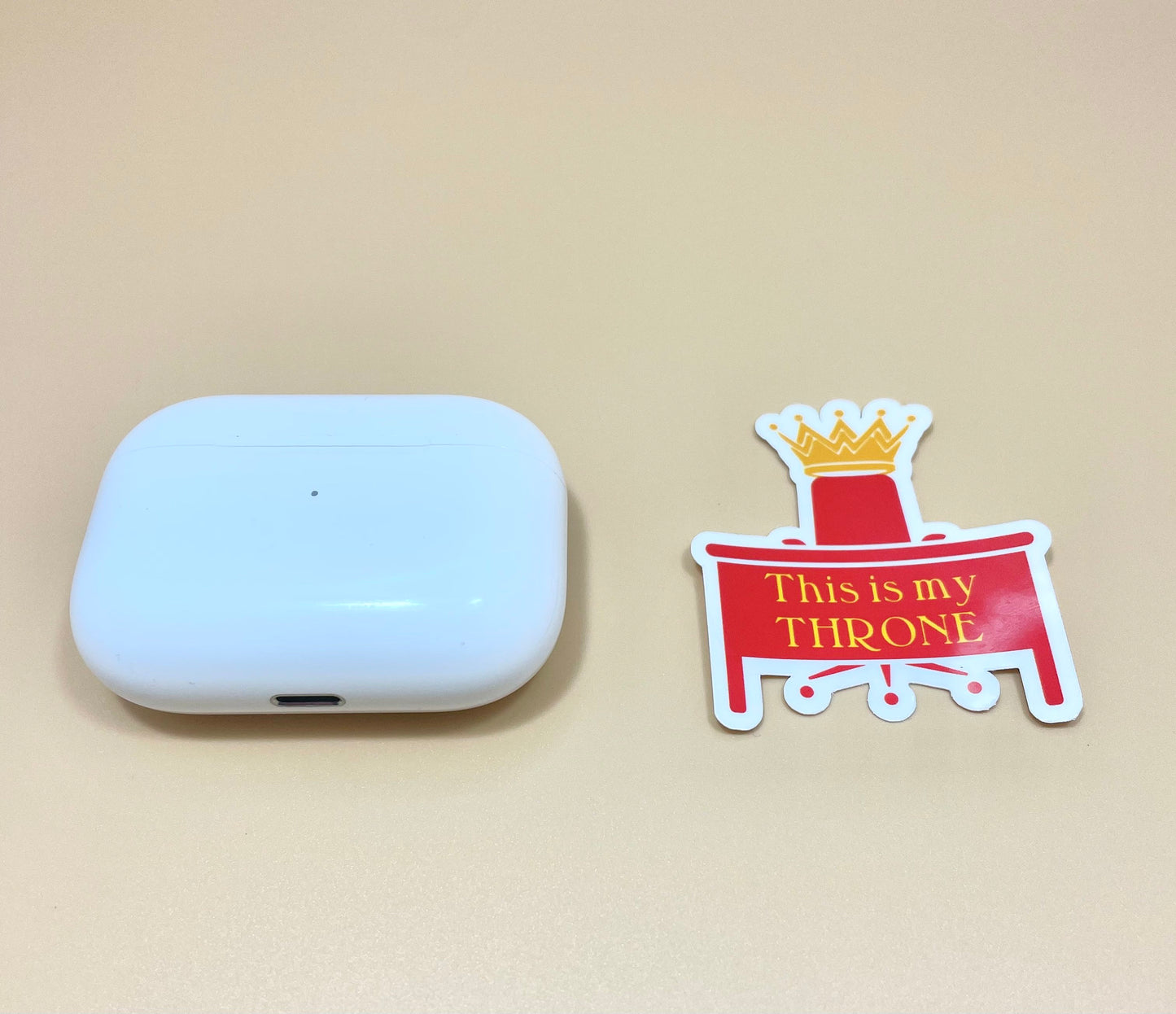 This Is My Throne Vinyl Sticker