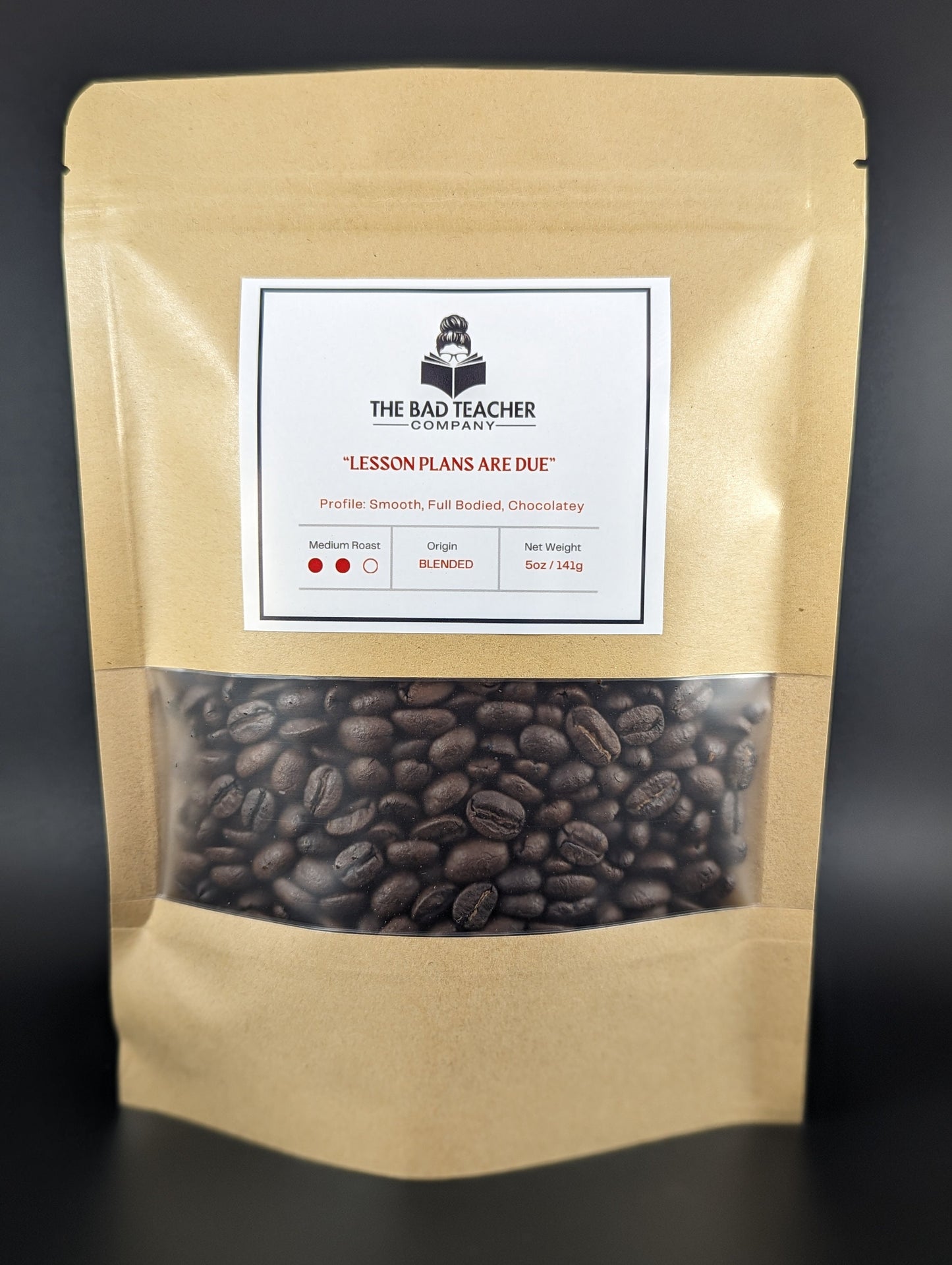 Lesson Plans Are Due- Vienna Roast, Whole Bean Coffee