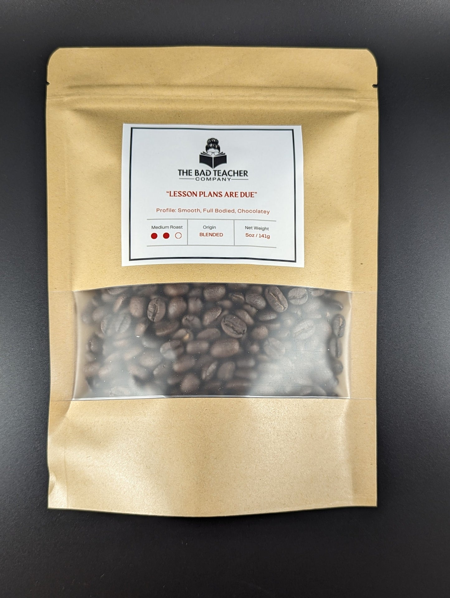 Lesson Plans Are Due- Vienna Roast, Whole Bean Coffee