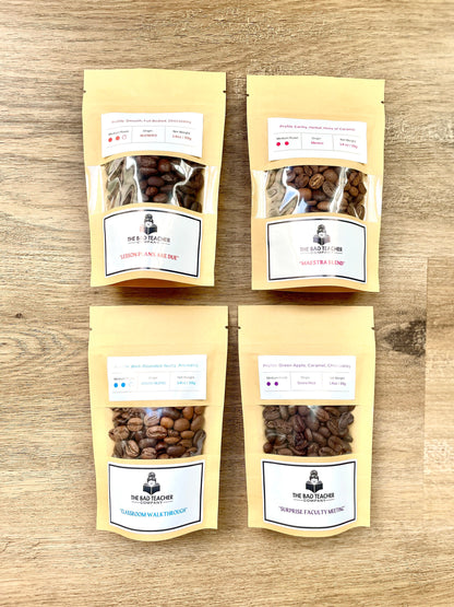 Fresh Roasted Whole Bean Coffee Christmas Sampler Box